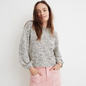 Madewell Texture & Thread Bubble Sleeve Sweater